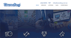 Desktop Screenshot of branding.com.ec