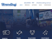 Tablet Screenshot of branding.com.ec